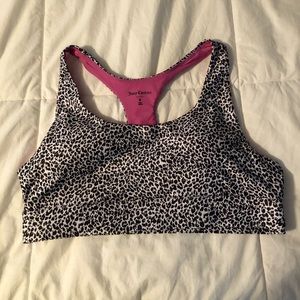 Juicy Couture Cheetah Print Sports Bra